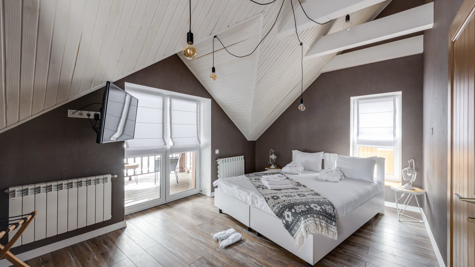 Isolering på et loft under taget